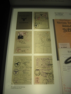 German passport with Nazi stamps