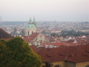 Old town from the castle parapet