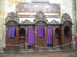 The cathedral confessionals