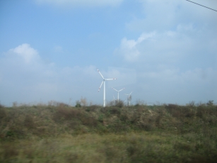 Some wind turbines in Austria