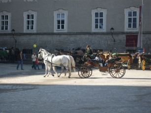 Horsedrawn carriages in Salzburg