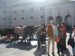 Horsedrawn carriages in Salzburg
