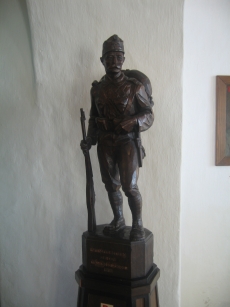 A statue of an Austria-Hungarian soldier