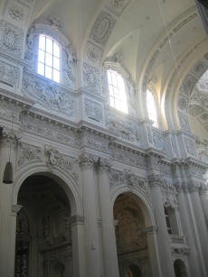The inside of the Theatinerkirche in Munich