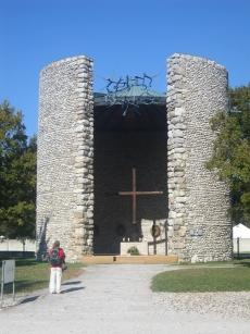 The Christian memorial at the Dachau concentration camp