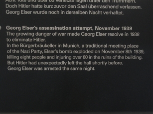 Elser's assassination attempt in 1939