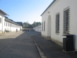 The bunker entrance today, in the Dachau concentration camp